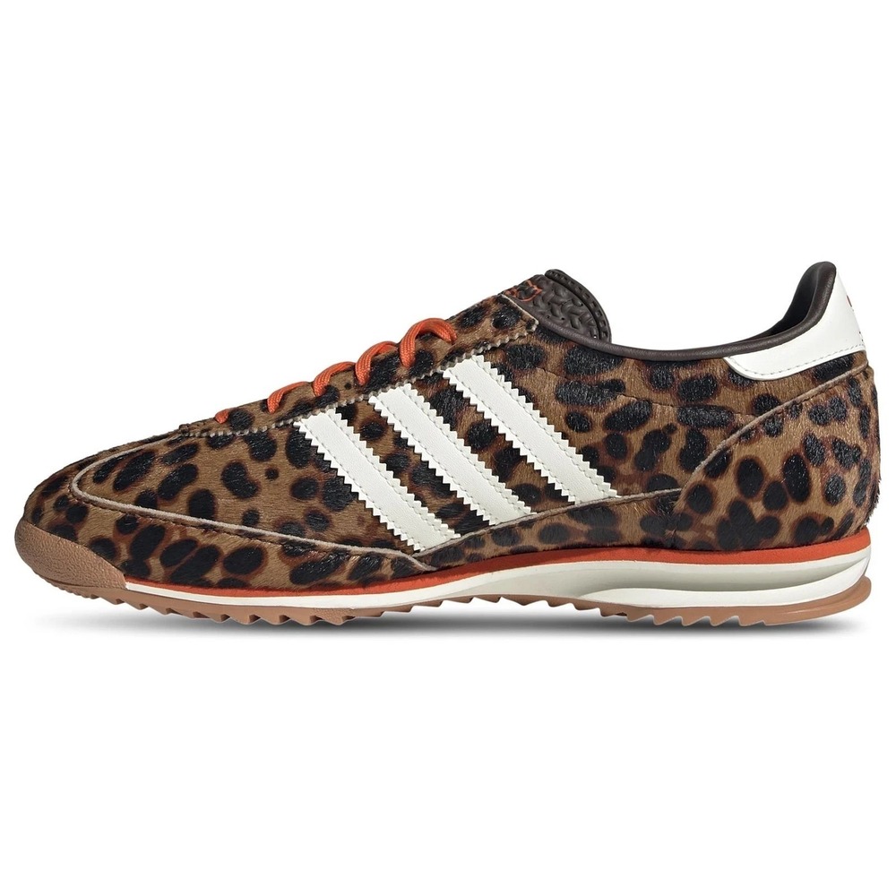 Adidas SL 72 OG Womens Sz 5.5 Running Shoes Leopard Print Brown Shoes JI0189 NEW - Picture 2 of 5